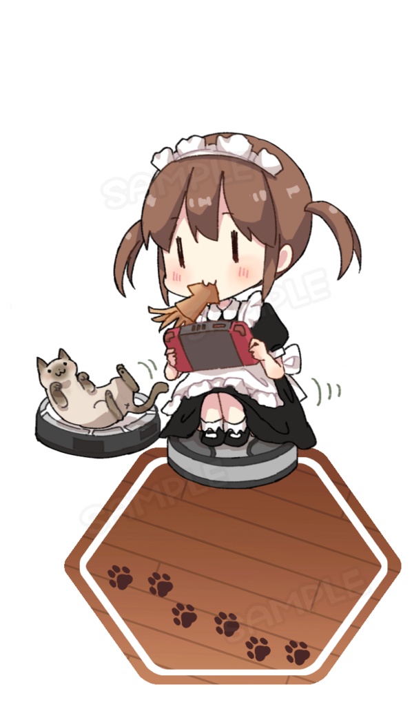 ぐうたらメイド（アクリルスタンド・アクリルキーホルダー)