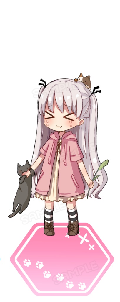 猫じゃらし（アクリルスタンド・アクリルキーホルダー)