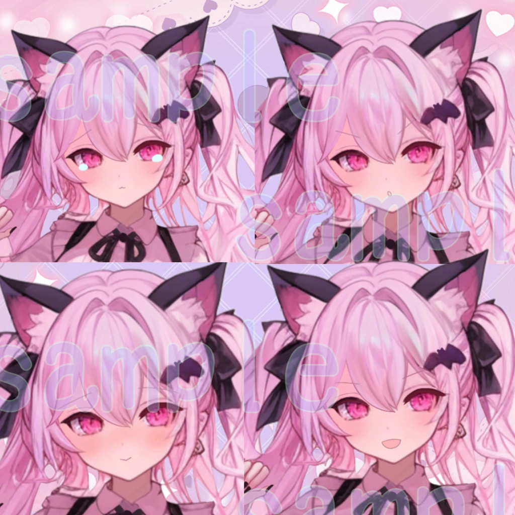 【1点限定販売】小悪魔×ねこなイリアムでも使える限定立ち絵!差分付き