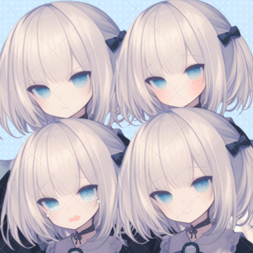 【一部無料!】夜空の天使ちゃん立ち絵🌃!差分有り