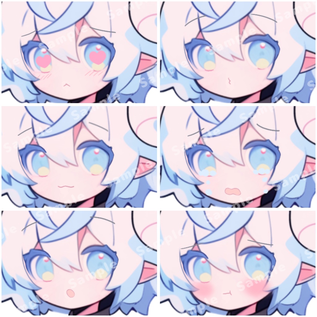 【無料DL有り!】中性ほんわか羊ちゃん立ち絵!差分5種類🐏