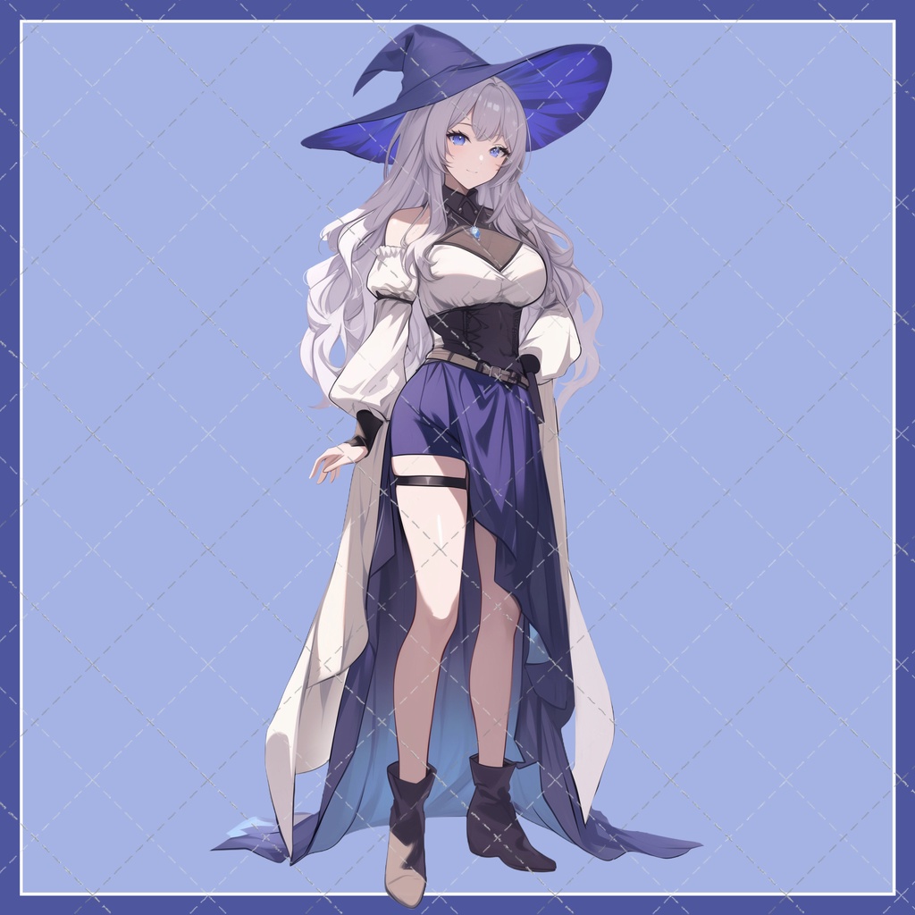 【1点限定販売】シンプルめ!魔女のおねえさん表情差分付き!