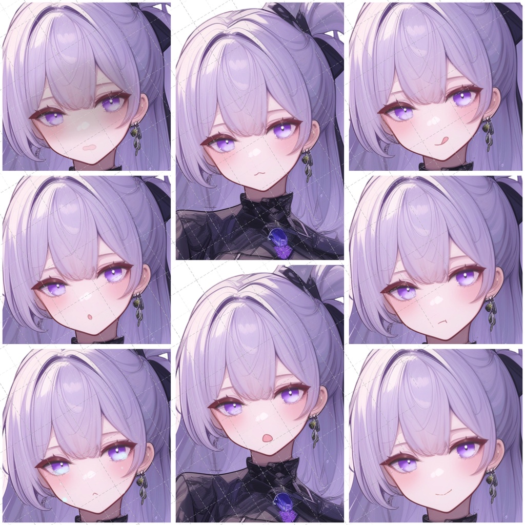 【1点限定販売】ハーフサイドテールの魔女ちゃん!表情差分付き!