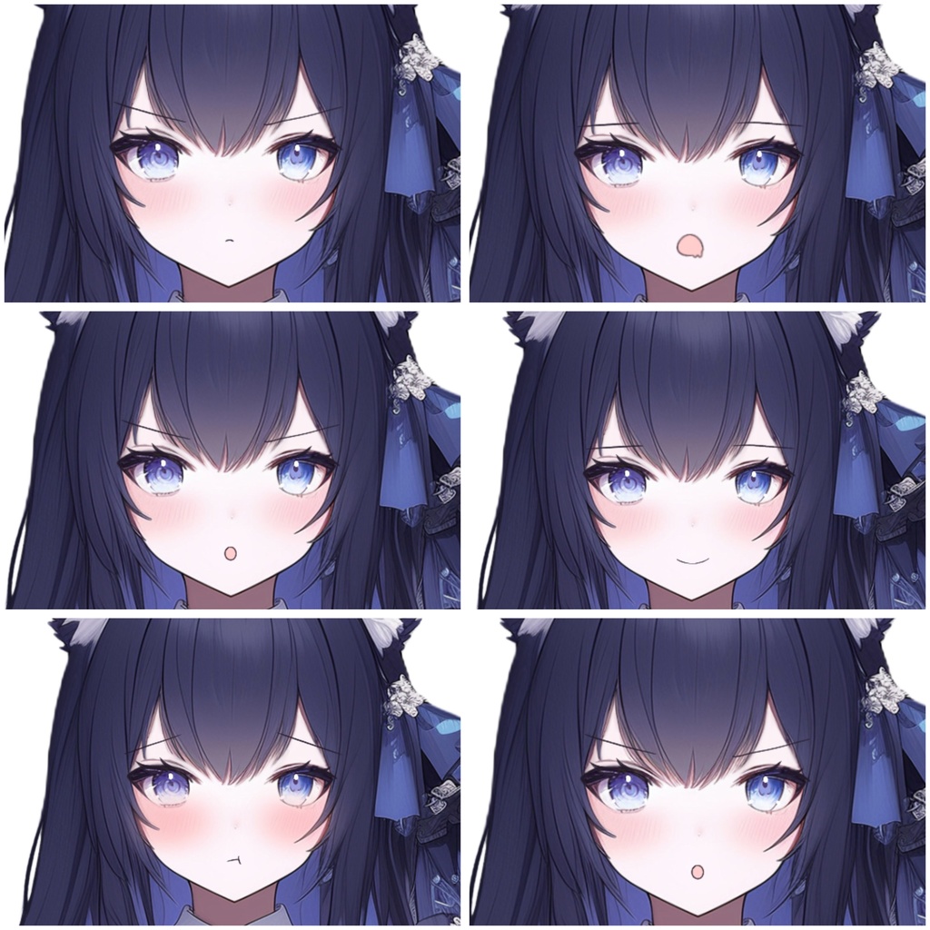 【1点限定販売】おおかみの女の子立ち絵!差分付き!🐺♡