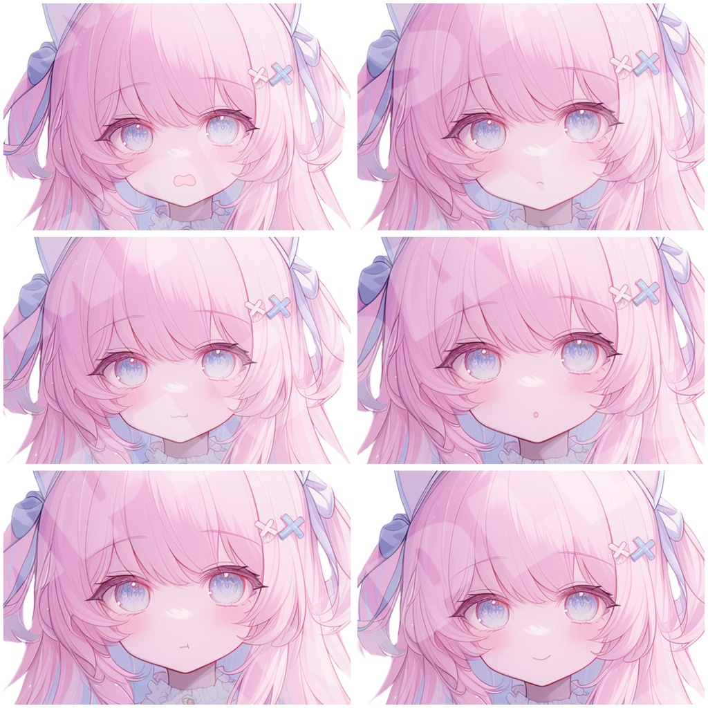 【1点限定販売】白桃ねこちゃん立ち絵!表情差分付き!