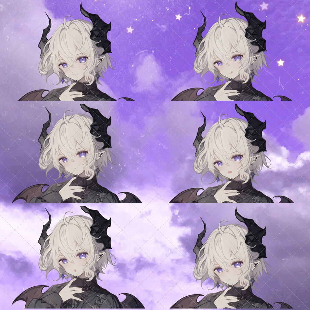 【1点限定販売】人外中性キャラ立ち絵!表情差分付き♡