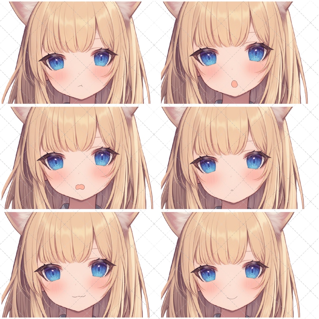 【1点限定販売】金色制服キツネちゃん立ち絵!表情差分付き!🦊