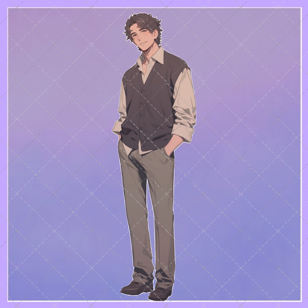 たれ目のおじさん立ち絵