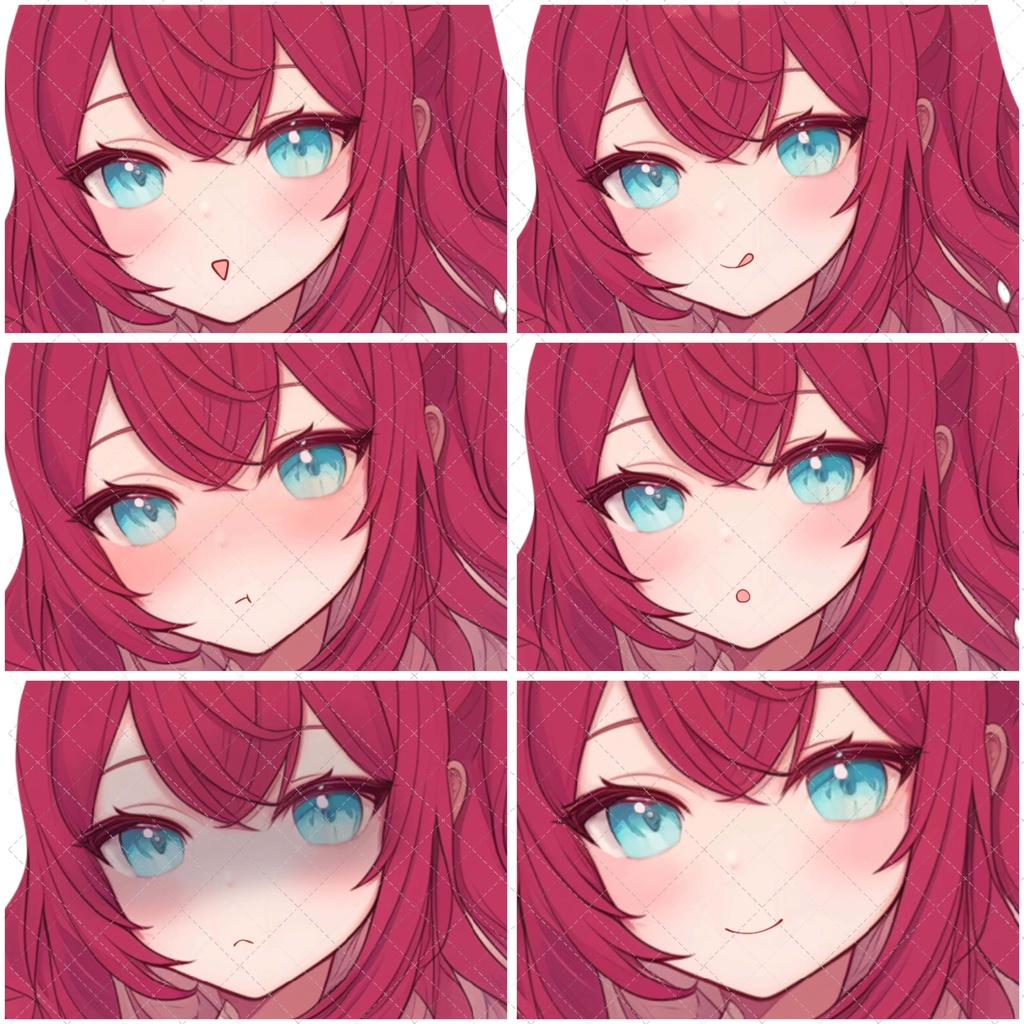 【1点限定販売】ベリー色のあいどるちゃん立ち絵!表情差分付き