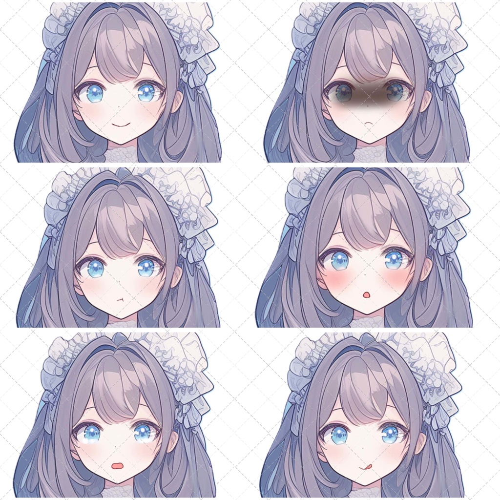 【1点限定販売】超豪華!白薔薇の花嫁ちゃん立ち絵!衣装差分、表情差分、イラスト5枚セット!