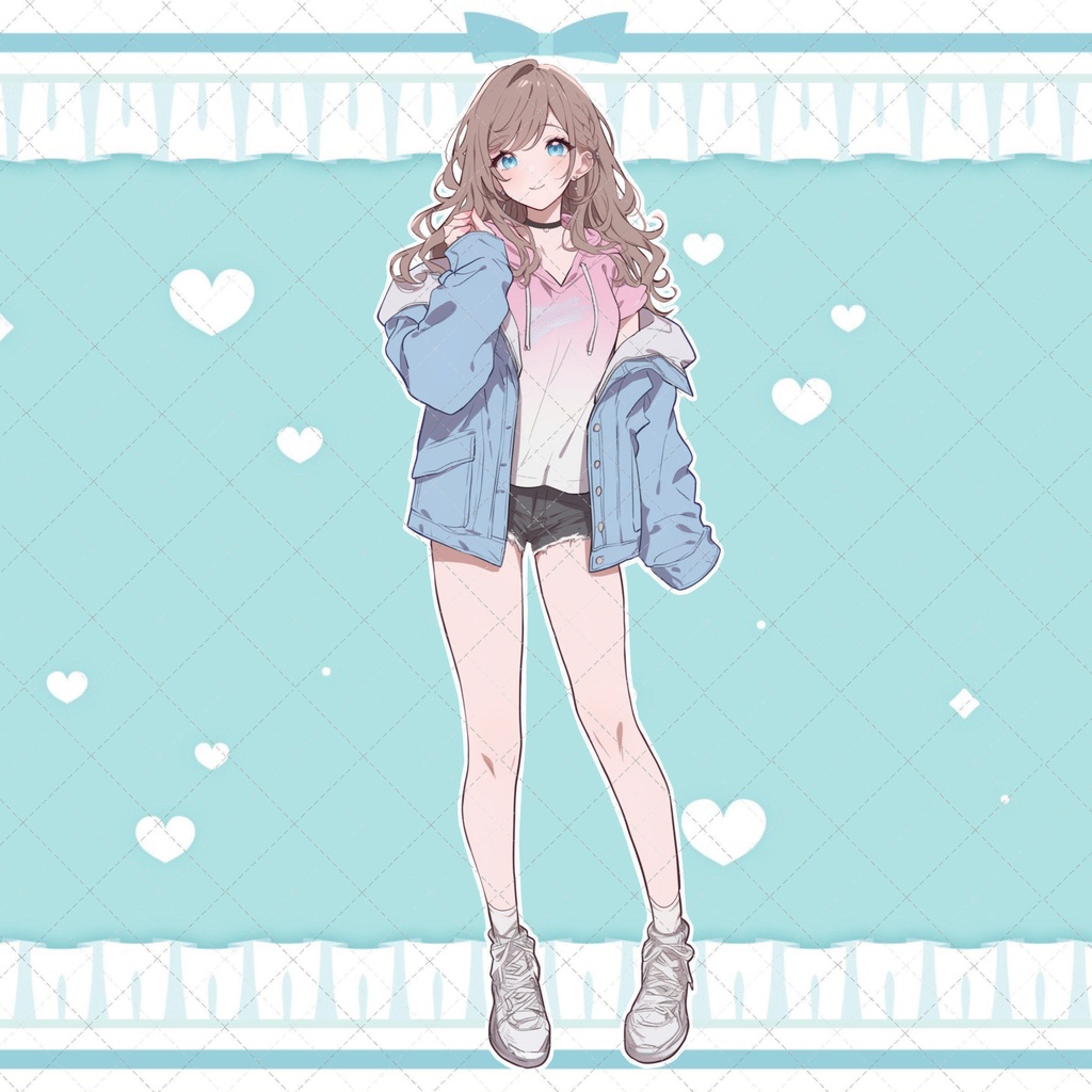 【1点限定販売】スポーティーなおねえさん立ち絵!表情差分付き!♡