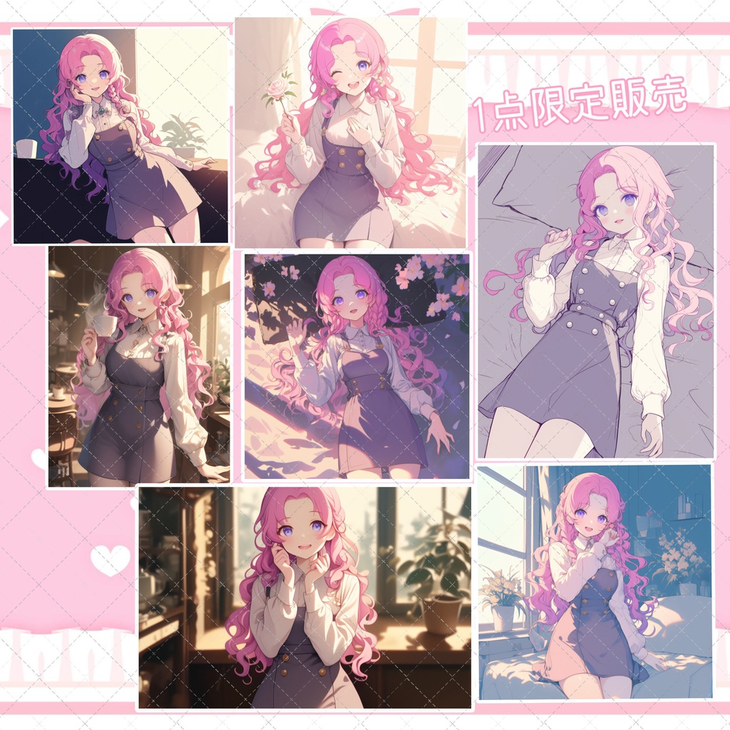 【1点限定販売】一枚絵イラスト大量!ハイウェストおでこちゃん立ち絵♡