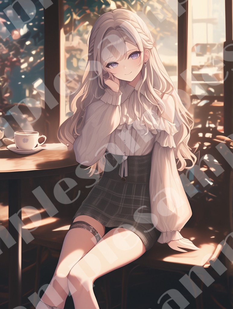 【1点限定販売】一枚絵のおまけつき!ギャル清楚おねえさん♡表情差分付き!