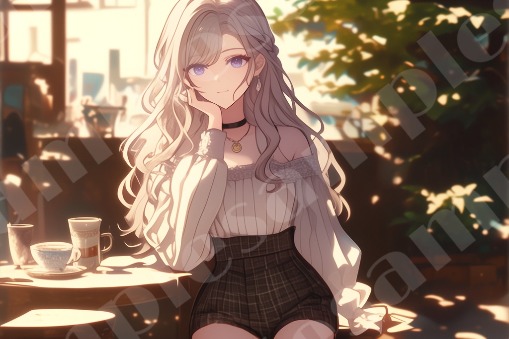 【1点限定販売】一枚絵のおまけつき!ギャル清楚おねえさん♡表情差分付き!