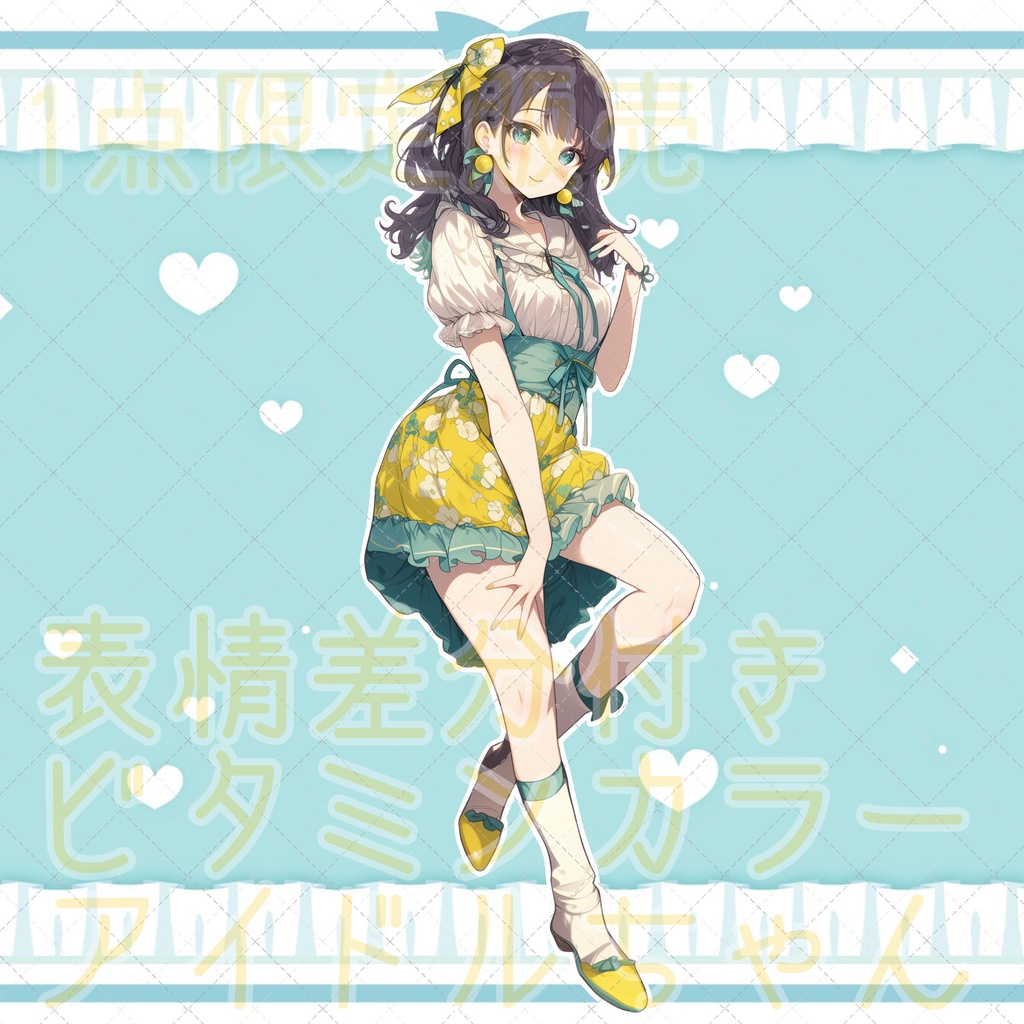 【1点限定販売】ビタミンカラーアイドルちゃん🍋表情差分付き♡