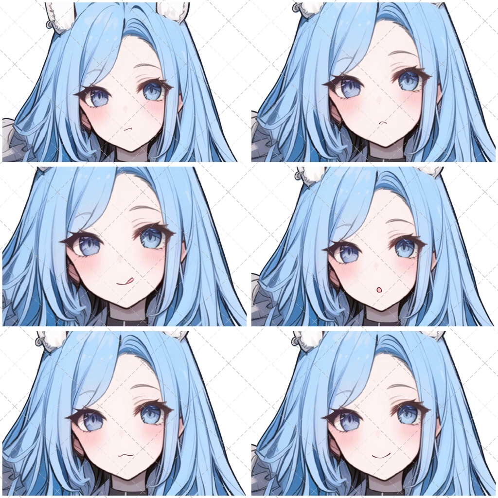 【1点限定販売】表情差分付き!犬耳カジュコーデちゃん立ち絵!