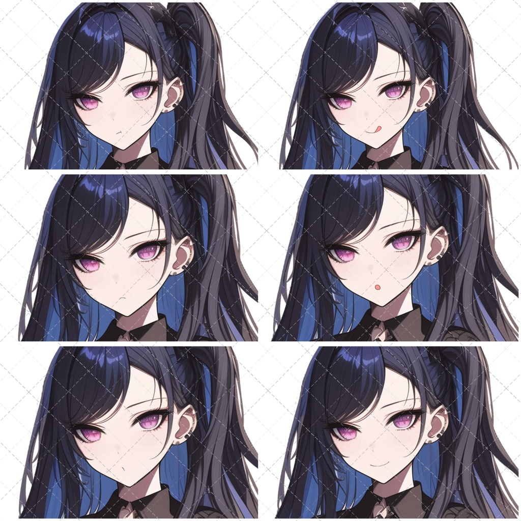 【1点限定販売】表情差分付き!バトルコス風少女立ち絵!