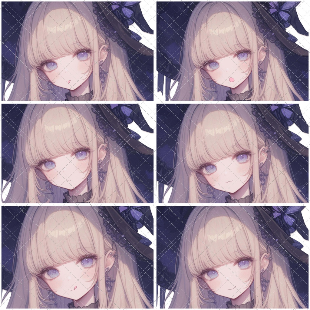 【1点限定販売】表情差分付き魔女ちゃん立ち絵!123