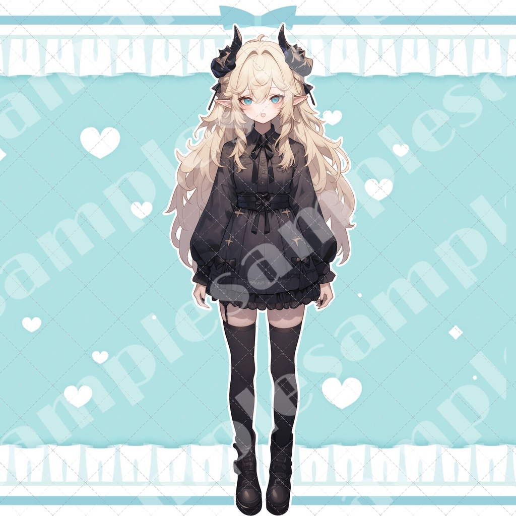 【1点限定販売】表情差分付きドラゴンちゃん立ち絵!124