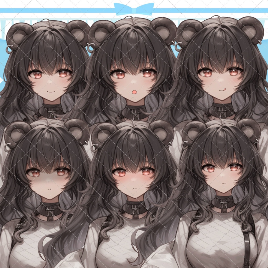 【1点限定販売】表情差分&プチ動画のおまけ付き!熊耳立ち絵!126