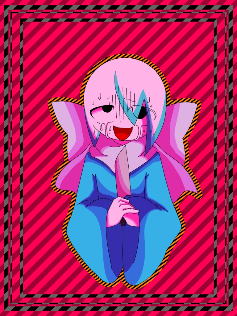 紫時雨早見表 臆病ステッカー