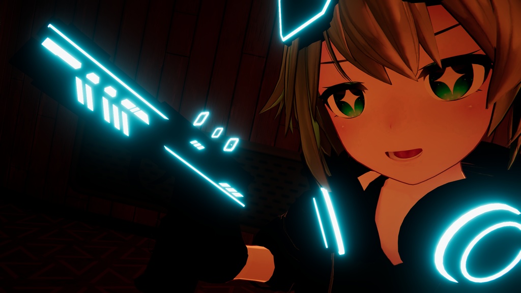 【3Dモデル】ハンドガン【VRchat・武器】