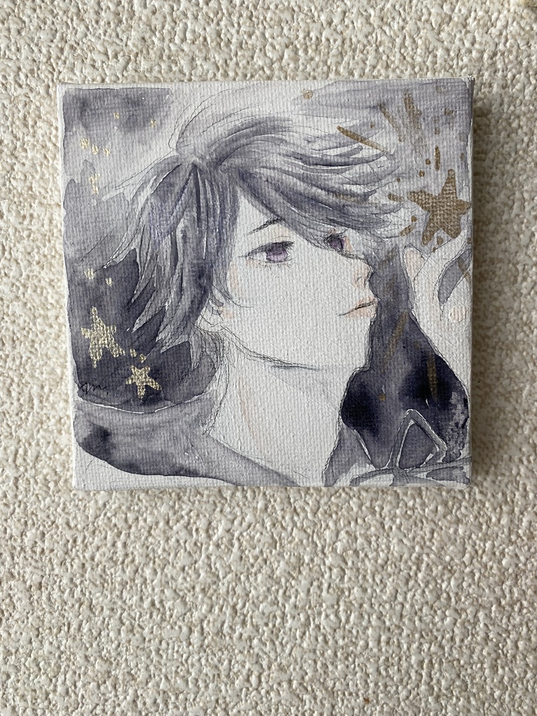 【原画】10x10キャンバス「この手の中の、」