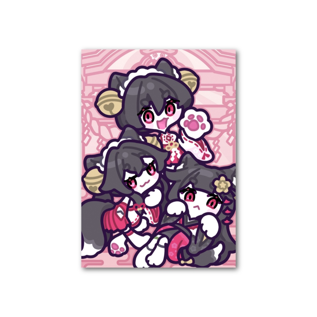 【2周年&生誕祭】記念 フォト風カード(おさしみの歴史ver)