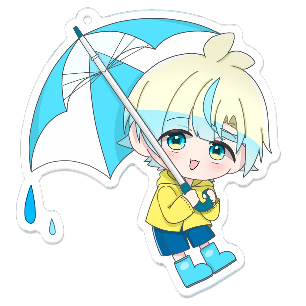 雨の日もめいくんといっしょキーホルダー