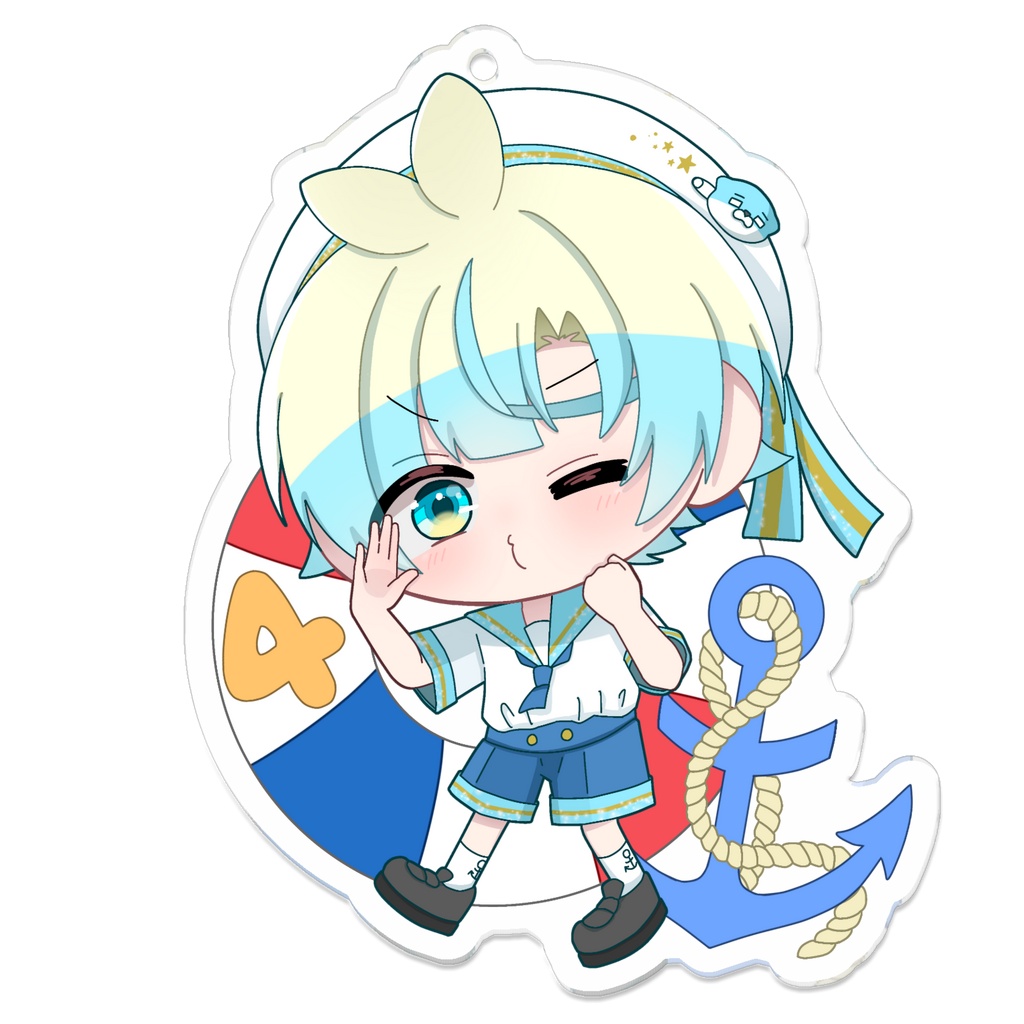 とくめい_夏満喫アクキー