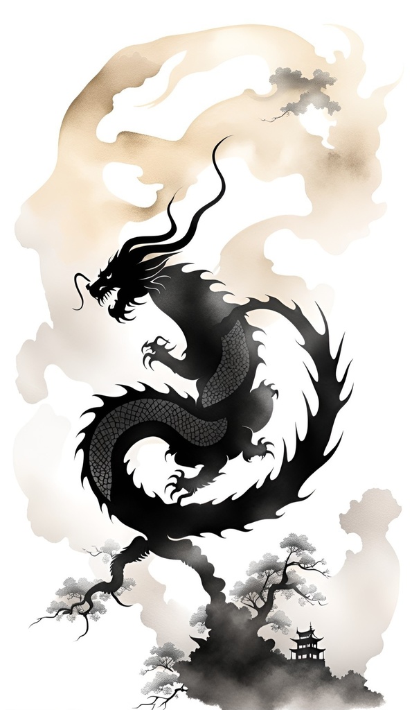 Dragonトートバッグ(L)02