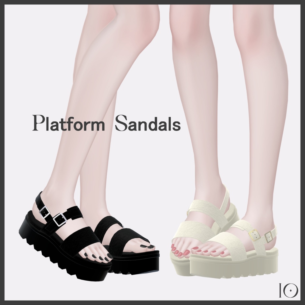 【森羅・Lowtus対応】Platform sandals