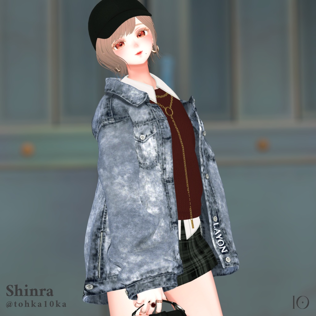 【4アバター対応】Cap & Bob Hair