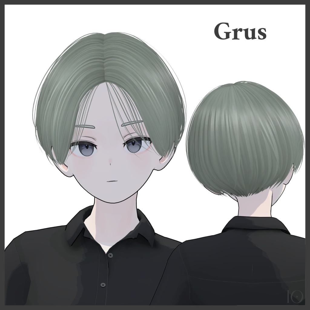 【7アバター対応】Handsome Short Hair