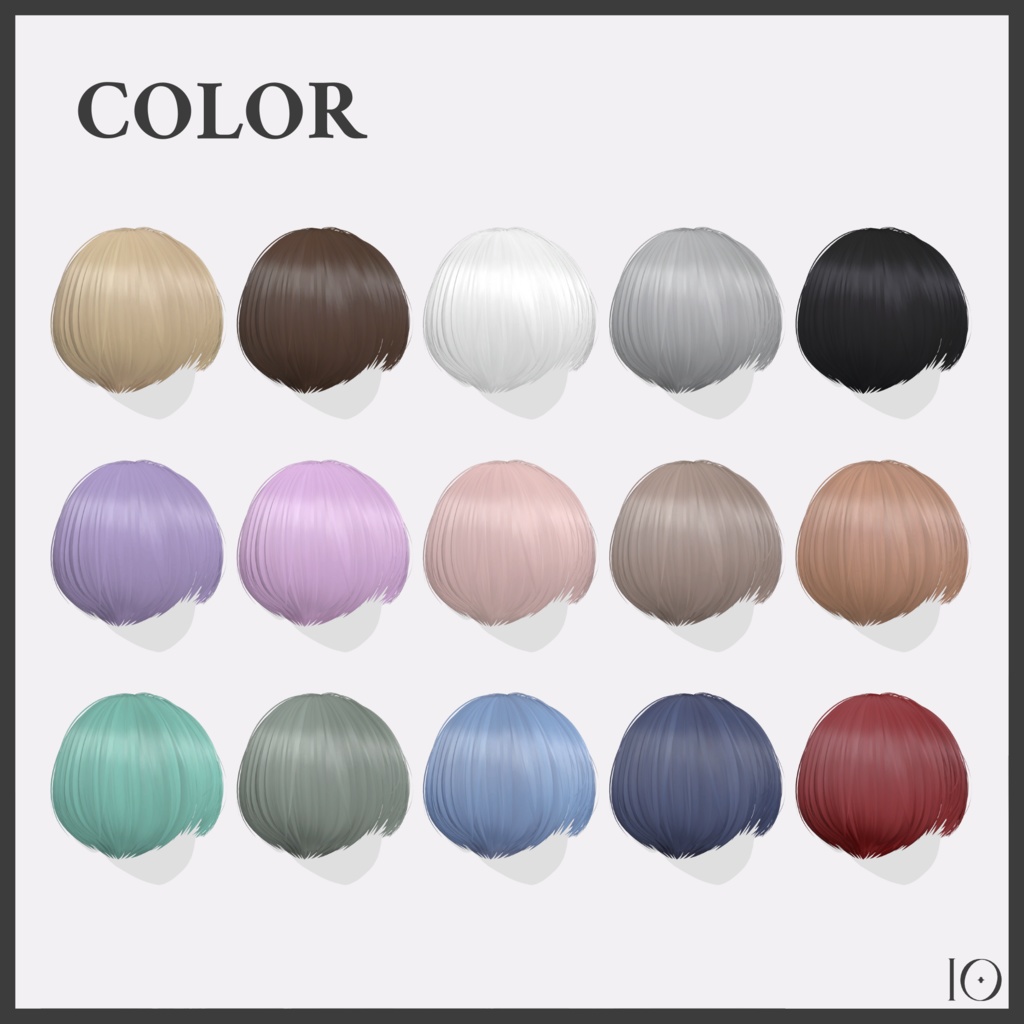 【7アバター対応】Handsome Short Hair