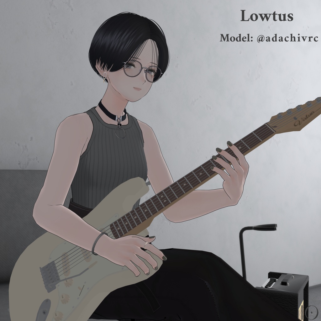 【7アバター対応】Handsome Short Hair