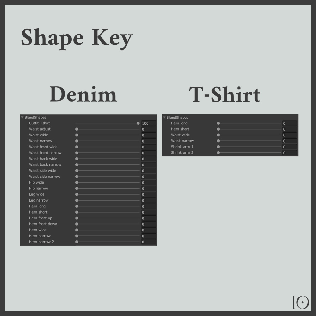 Curve Denim Outfit 【for Men】