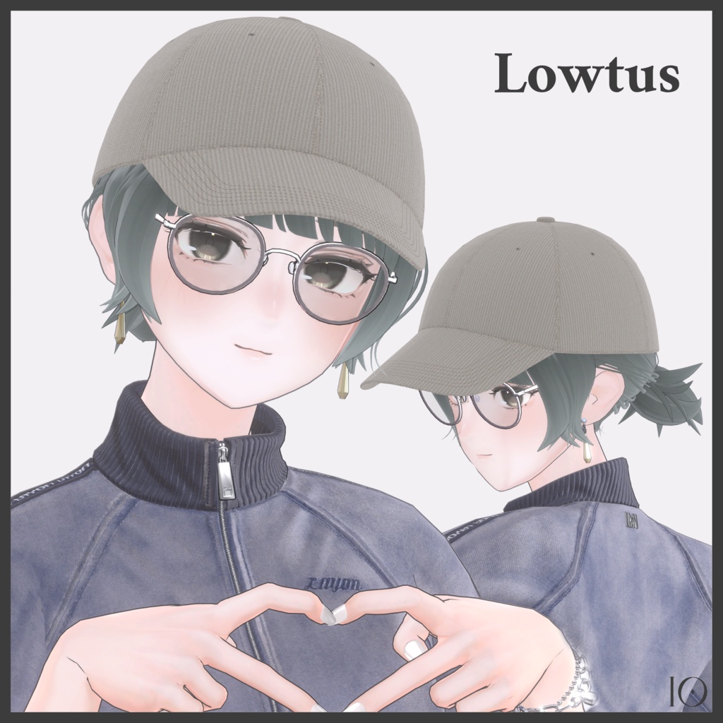 【5アバター対応】Cap & Short Ponytail