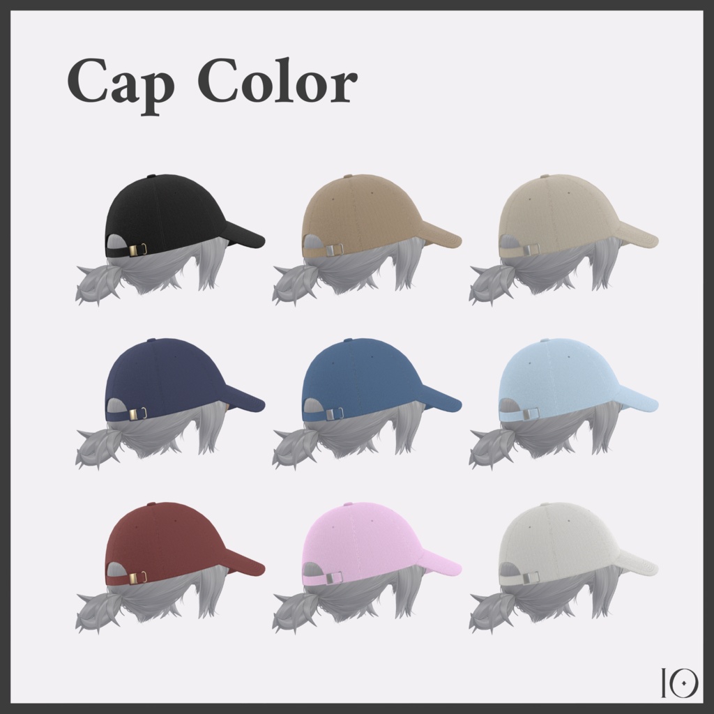 【5アバター対応】Cap & Short Ponytail