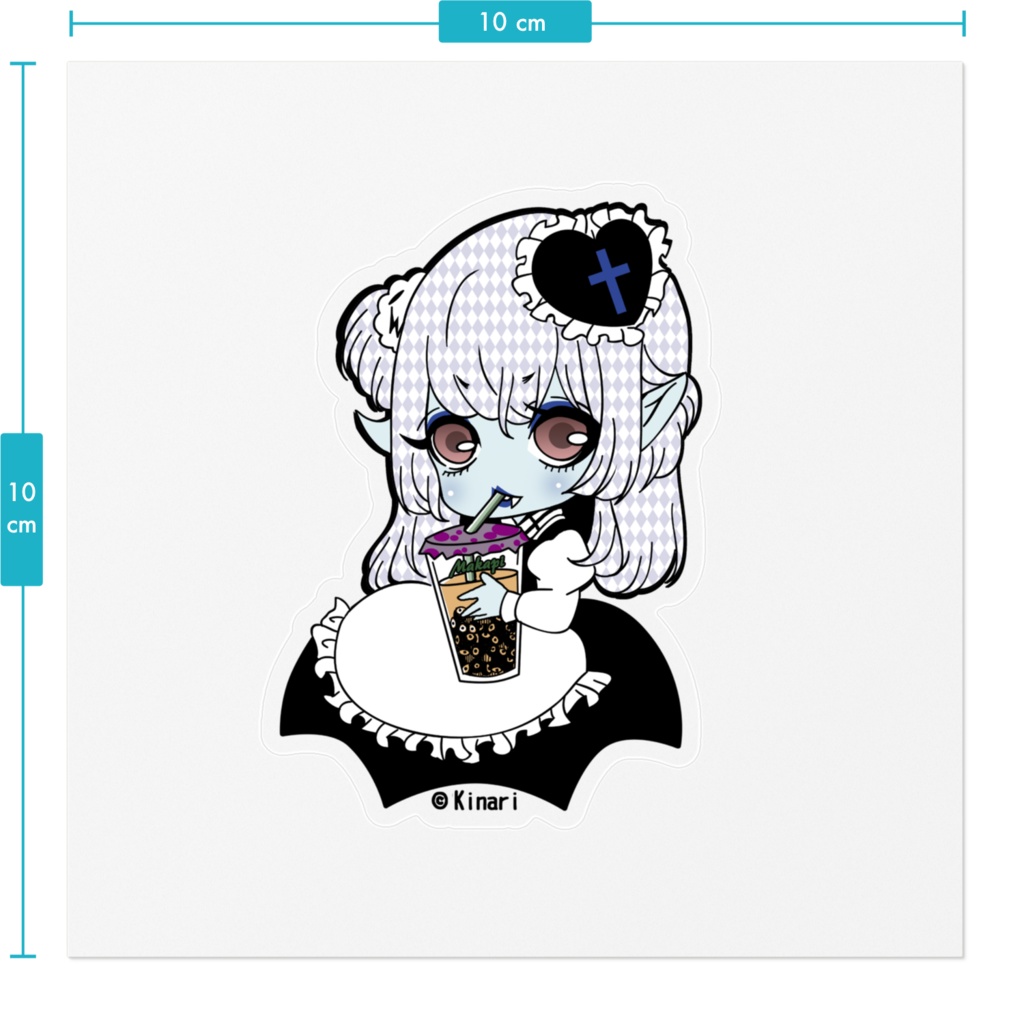 クリアステッカー