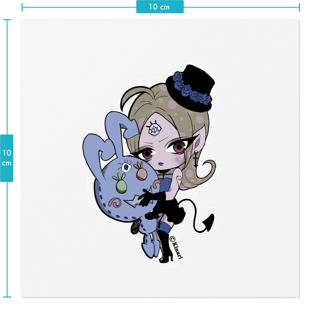 クリアステッカー