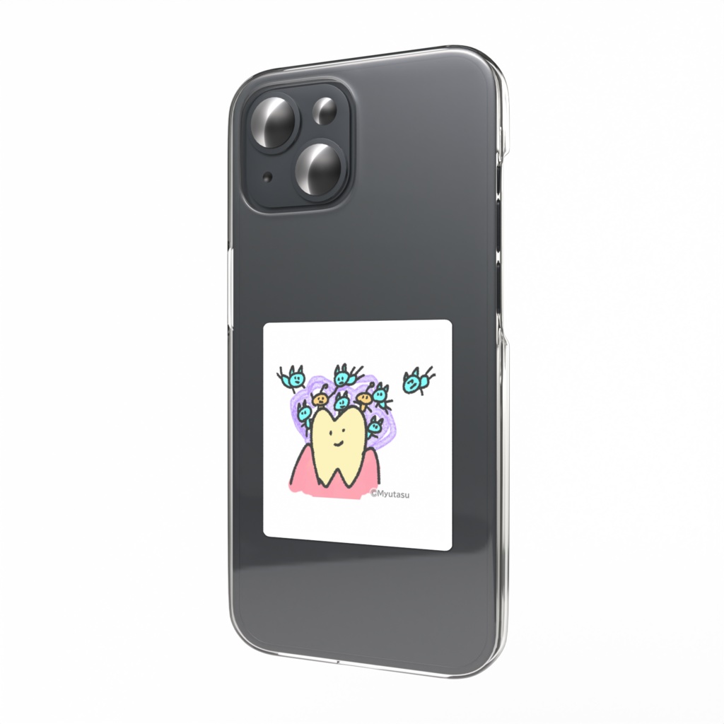 スマホステッカー《バイオフィルムのにぎわい