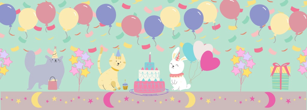 風船うさぎのパーティ