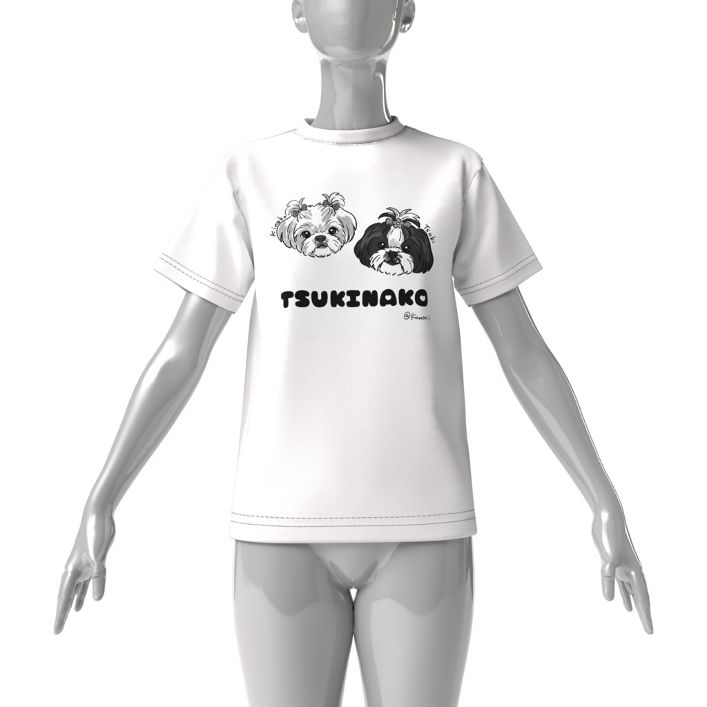 TSUKINAKOビッグシルエットTシャツ