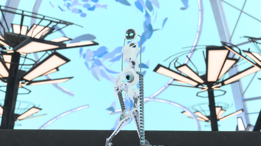 Hardlight Companion / ハードライトコンパニオン (VRChat Avatar With Physbones)