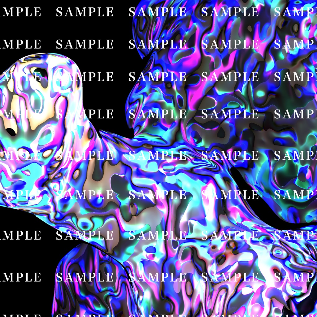 4K壁紙 OCEAN Vol.2 メタボールデジタルアート壁紙