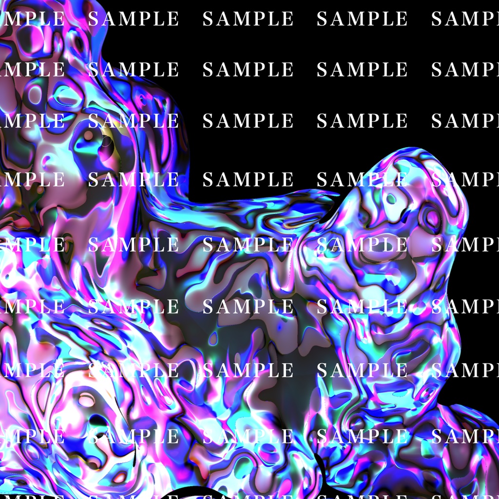 4K壁紙 OCEAN Vol.3 メタボールデジタルアート壁紙