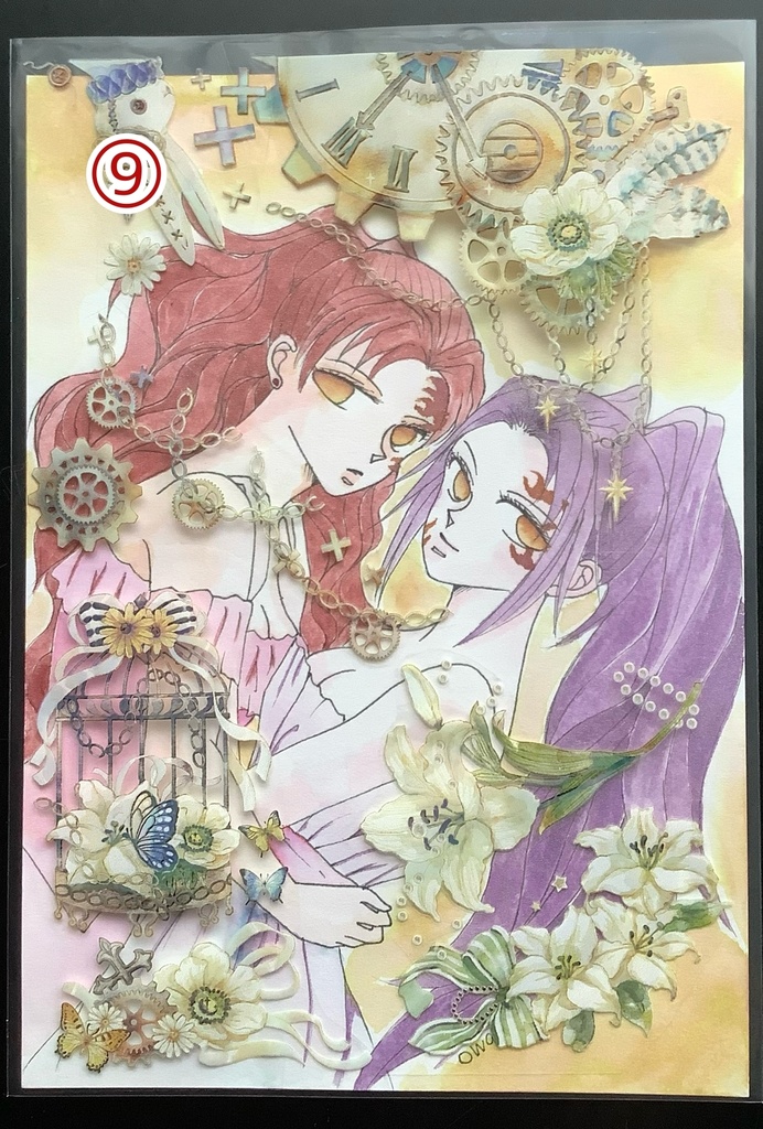 アナログイラスト原画