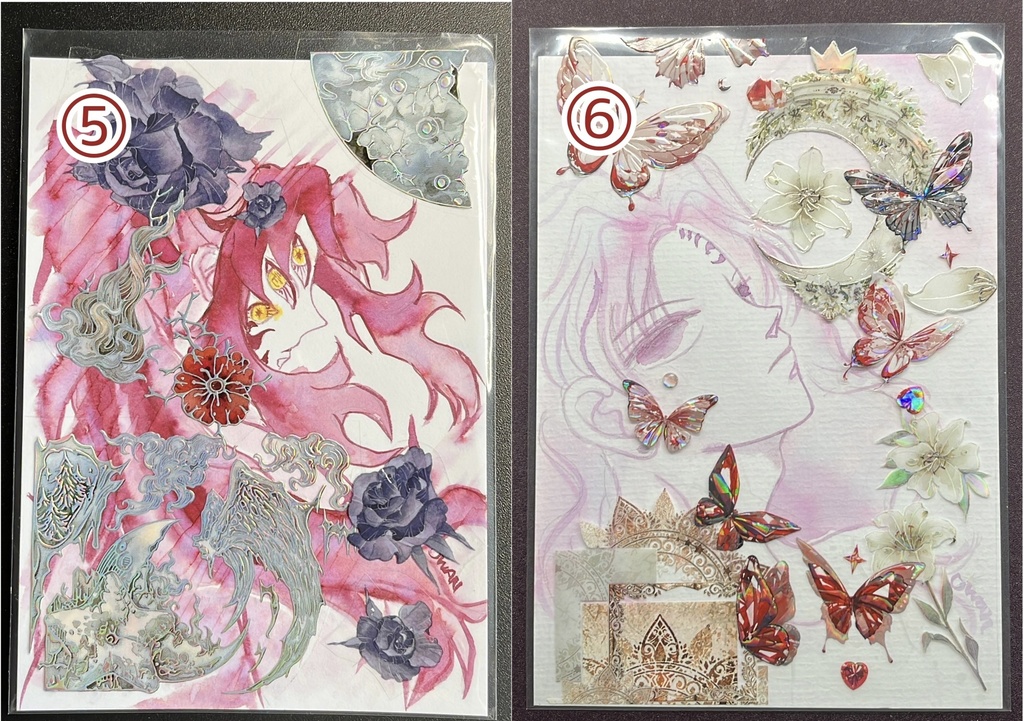 アナログイラスト原画