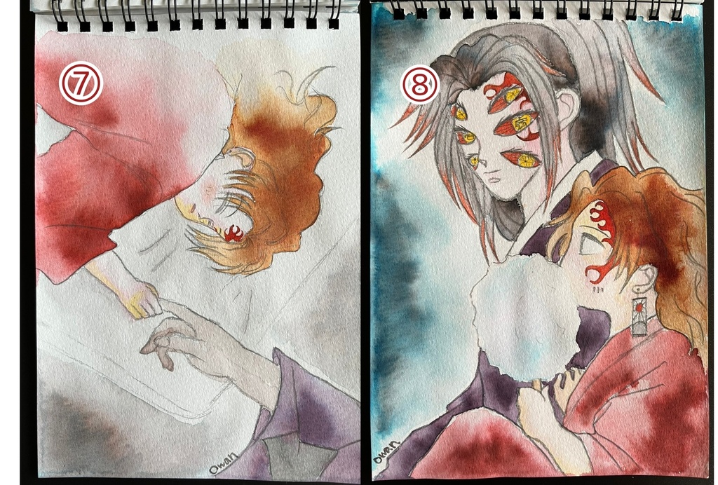 アナログイラスト原画